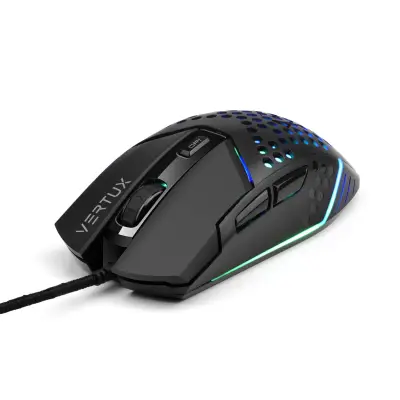 Купить VERTUX Katana 6 Buttons Hex-Shell Wired RGB Gaming Mouse в Бишкеке