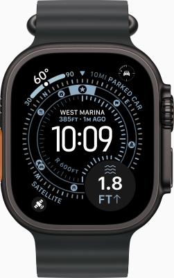 Купить Apple Watch Ultra 3 GPS+Cellular 49mm Black Titanium Ocean Band в Бишкеке