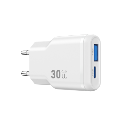 Купить WIWU Ultra-Compact Gan Charger USB-C+USB-A (Essen Slim) WI-G033 30W  в Бишкеке