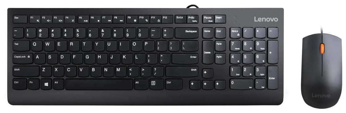 Купить Lenovo Клавиатура 300 USB Combo Keyboard+Mouse  в Бишкеке